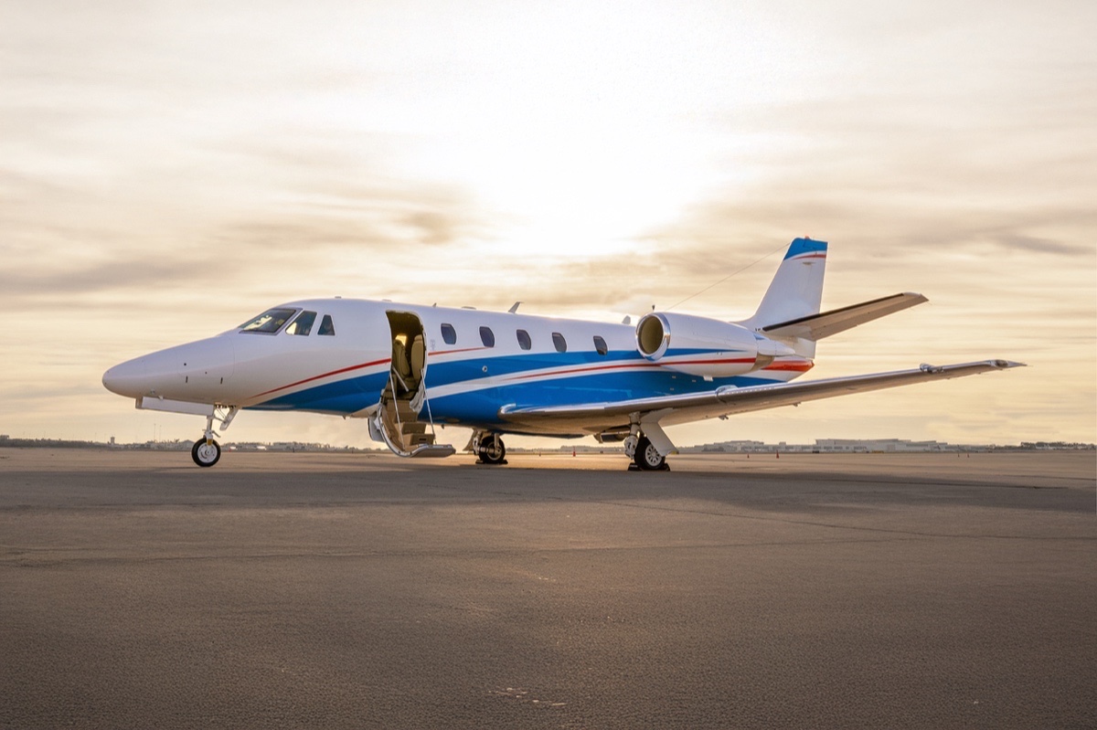 Citation XLS+ charter private jet exterior thumbnail 10